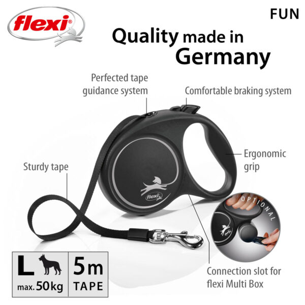 Flexi Fun L Tape 5m Black 2